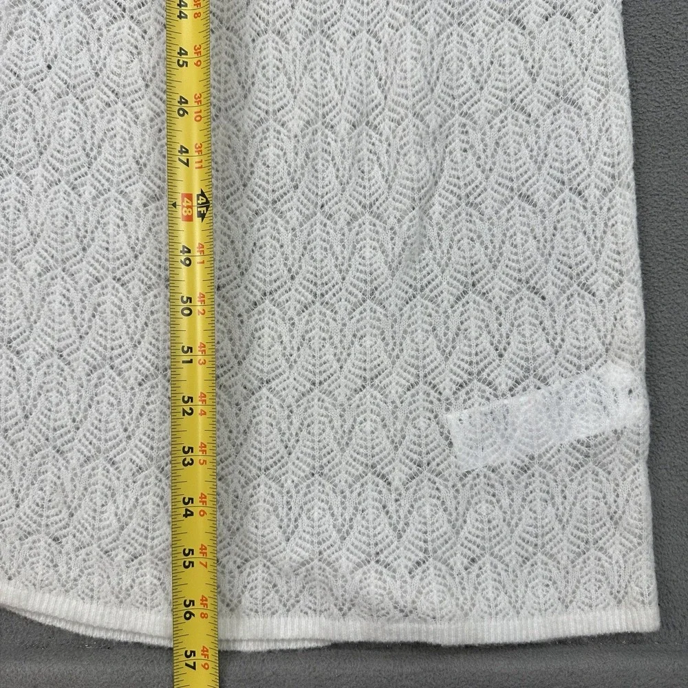 Abercrombie & Fitch Dress Womens XS Ivory Merino Wool Knit Mock Neck Maxi Bridal